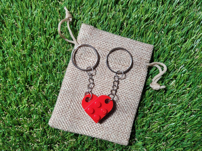 Building Love Key Chain